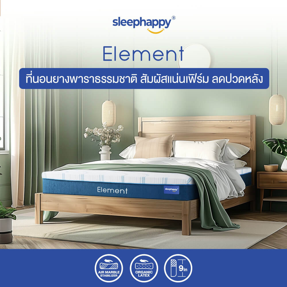 ที่นอน 5 ฟุต SLEEPHAPPY ELEMENT